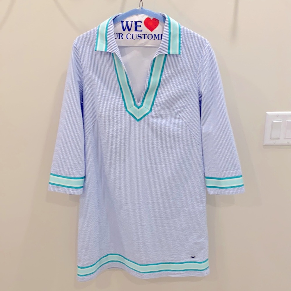 Seersucker VV dress